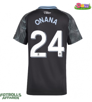 Aston Villa Amadou Onana #24 Bortatröja Kvinnor 2025-26 Kortärmad
